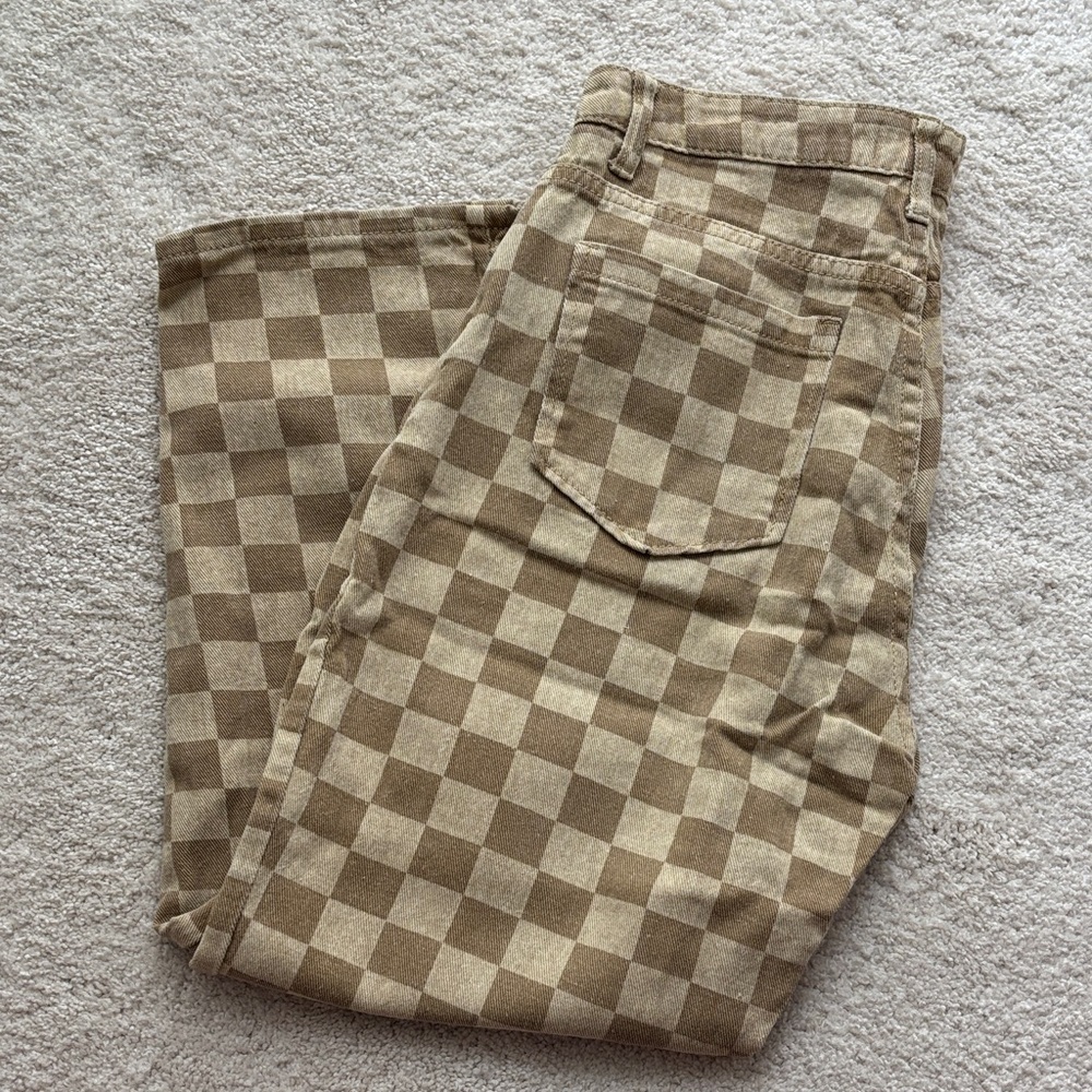 Checkered Women’s Jeans